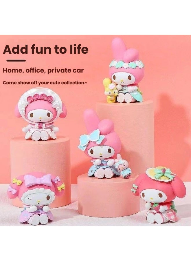 My Melody Dreamy Tea Party Blind Box Series Unbox 6 Enchantingly Cute Meticulously Crafted Figurines for a Magical Collection Experience - Image 2